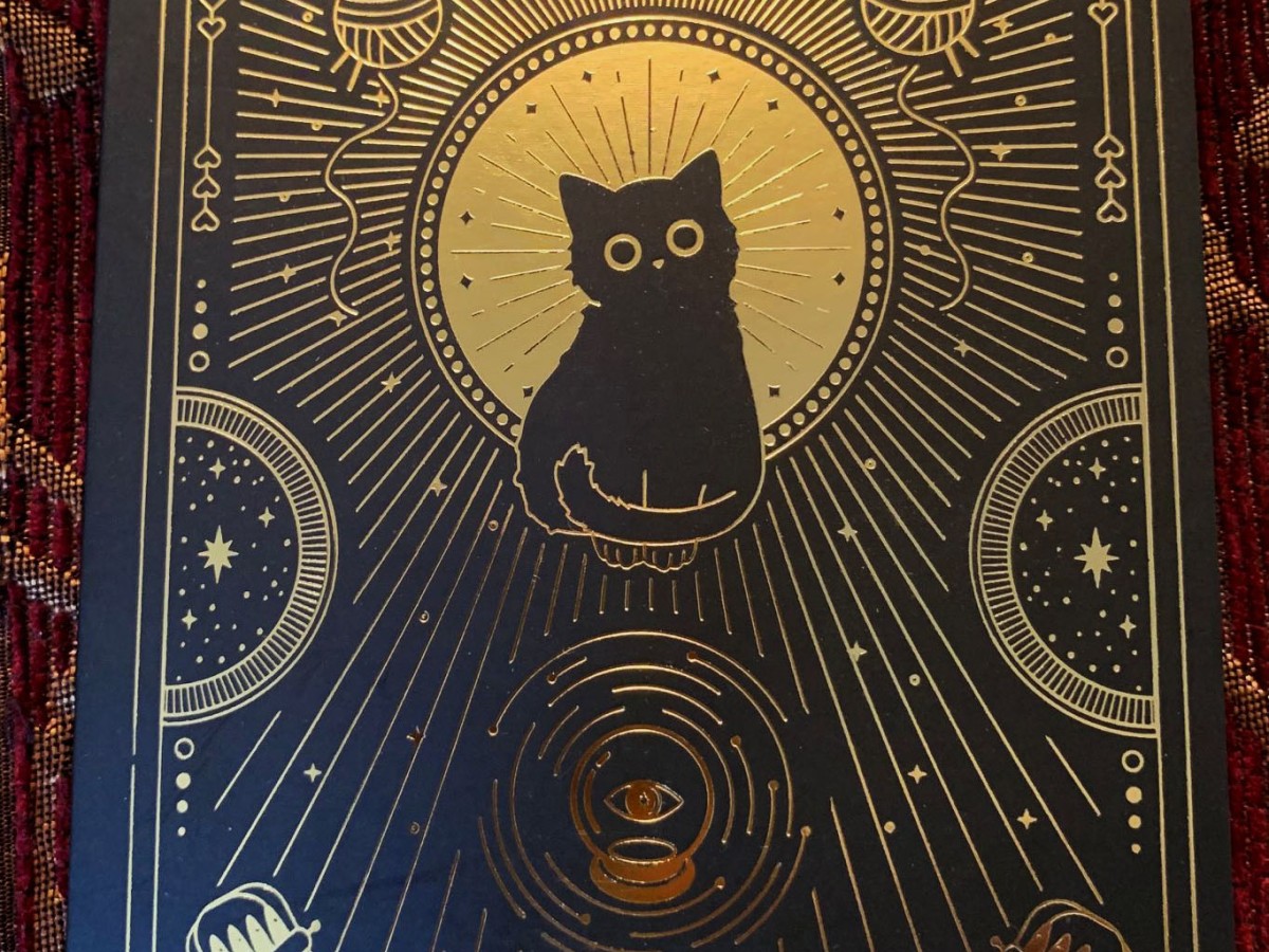 Compoco "good luck" black cat card